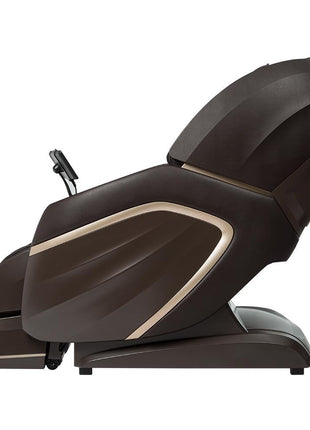 AmaMedic Hilux 4D Massage Chair - Brown side angle
